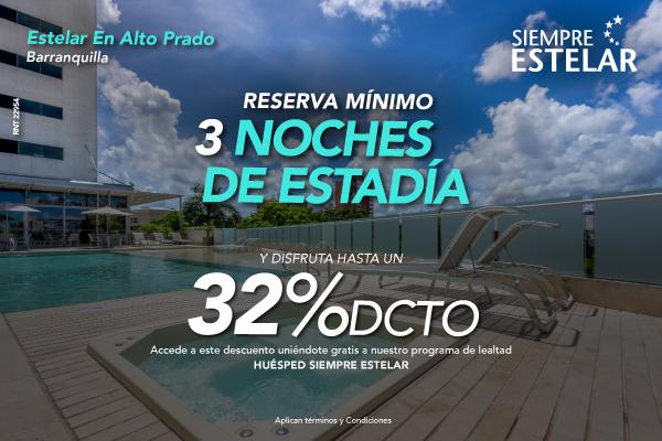 Más noches, más ahorro, más Estelar! ESTELAR en Alto Prado Colombia - Barranquilla Más noches, más ahorro, más Estelar! ESTELAR en Alto Prado Colombia - Barranquilla