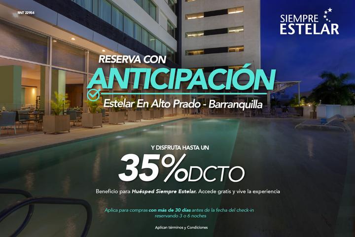 Reserva con anticipación ESTELAR en Alto Prado Colombia - Barranquilla Reserva con anticipación ESTELAR en Alto Prado Colombia - Barranquilla